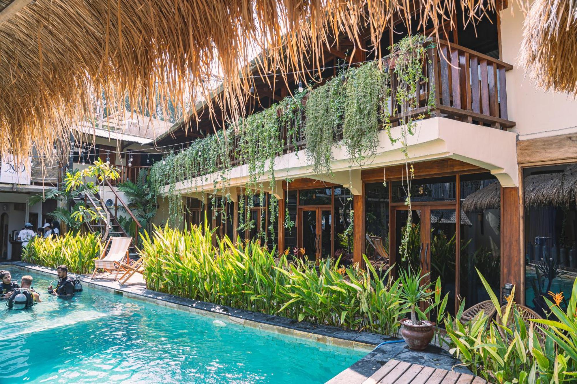 Gili Divers Hotel Gili Trawangan Exterior foto